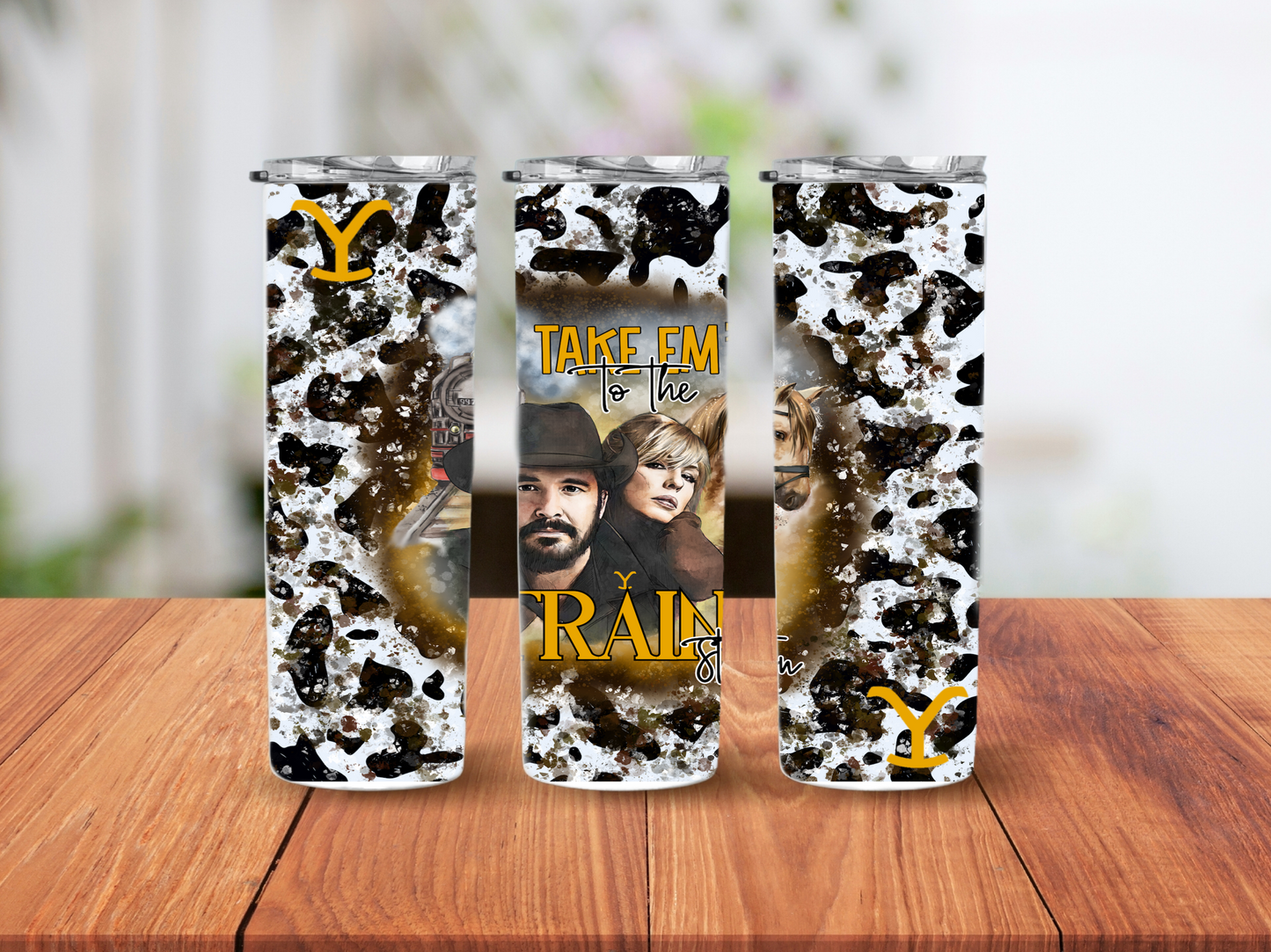 Train Station Tumbler