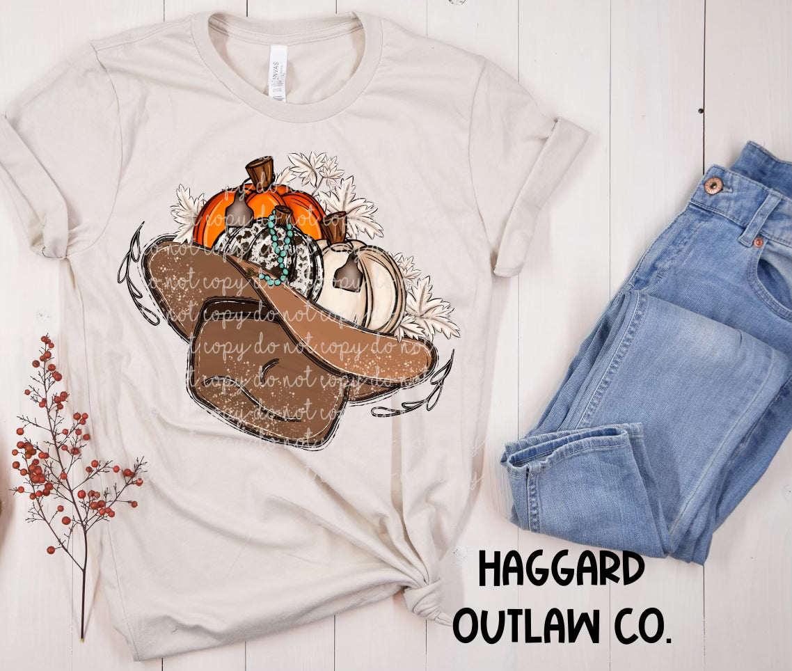 Cowboy Pumpkins Tee
