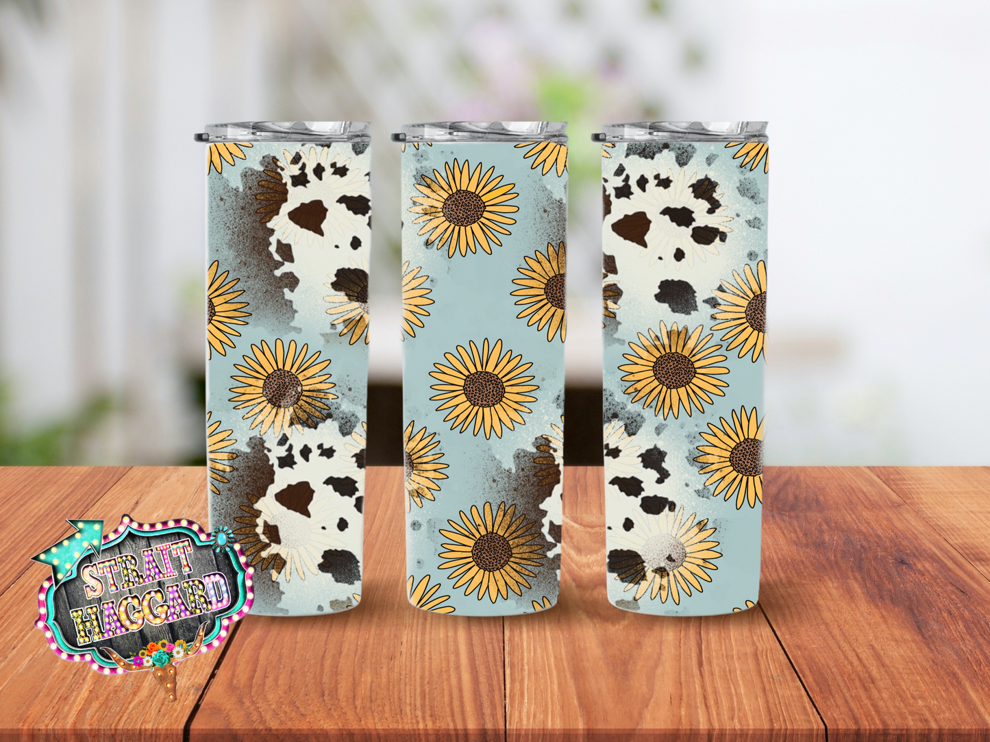 Cowhide & Sunflowers