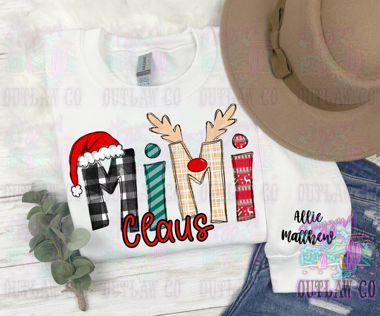 Custom Christmas Claus Sweatshirt