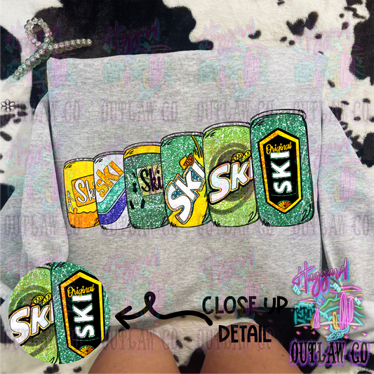 Citrus Soda Cans Sweatshirt