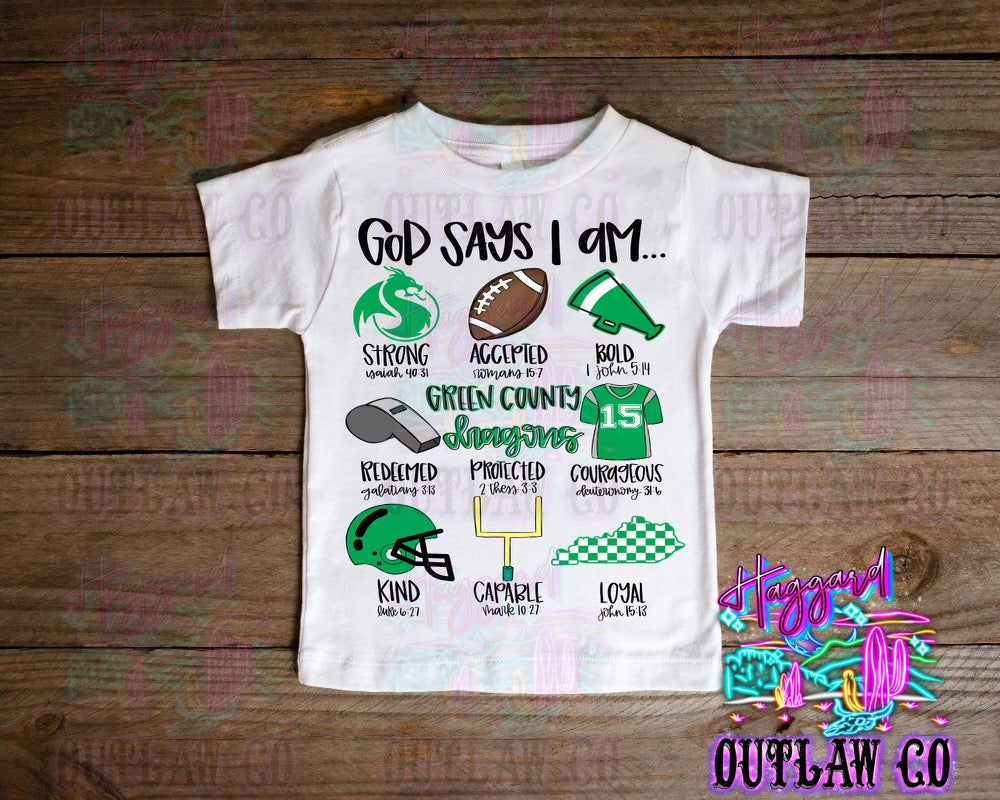 *SHOP EXCLUSIVE* God Says School Spirit- KIDS