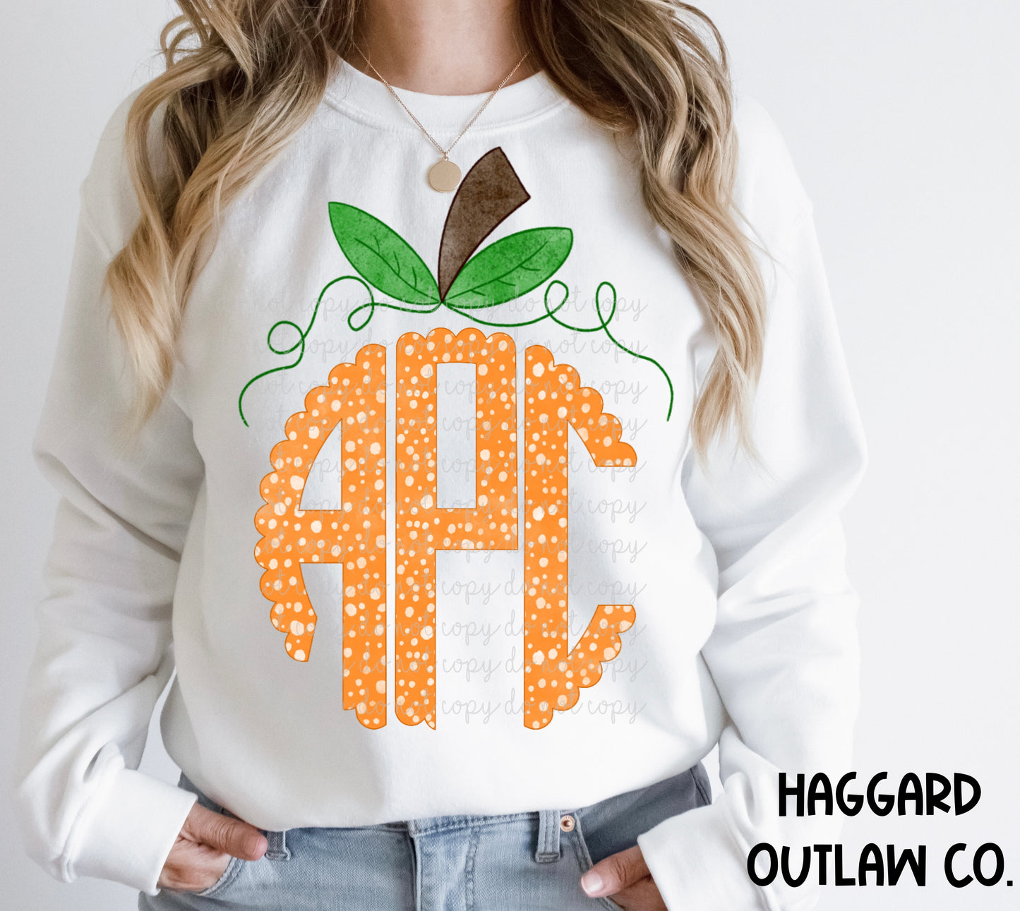 Monogram Pumpkin Sweatshirt