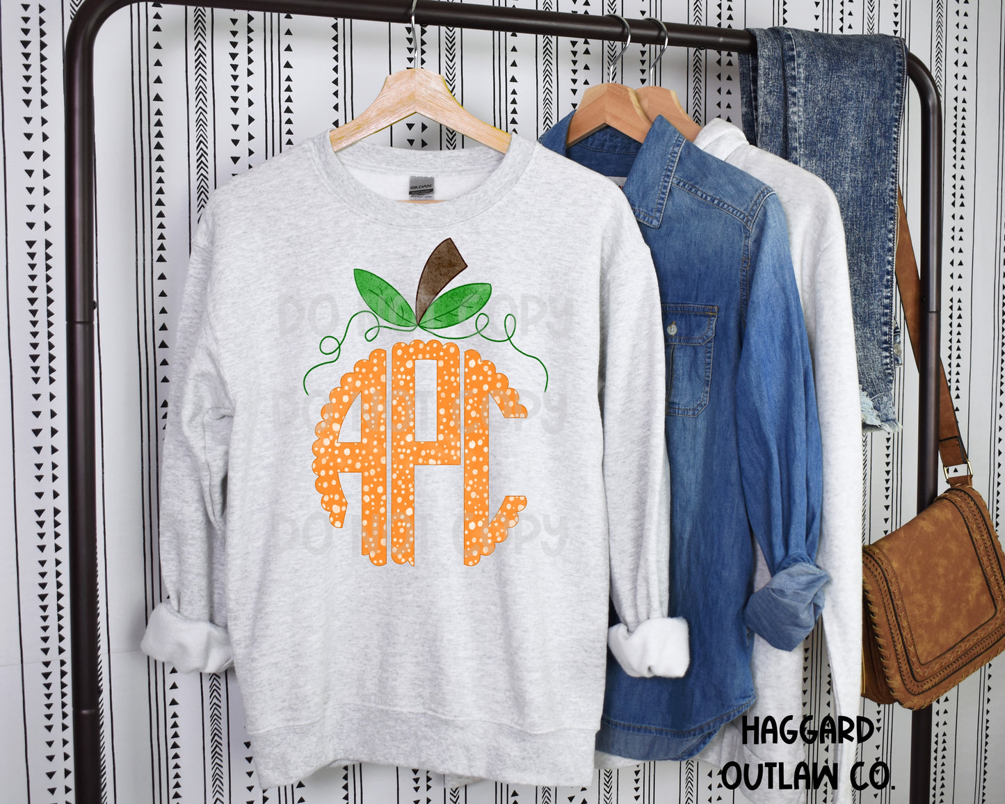 Monogram Pumpkin Sweatshirt