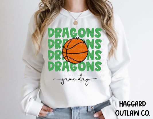 Dragons Basketball Sweatshirt