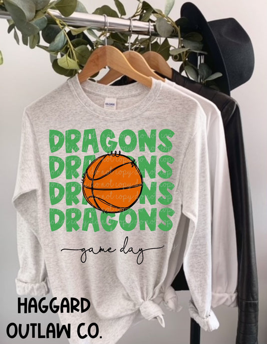 Dragons Basketball Long Sleeve