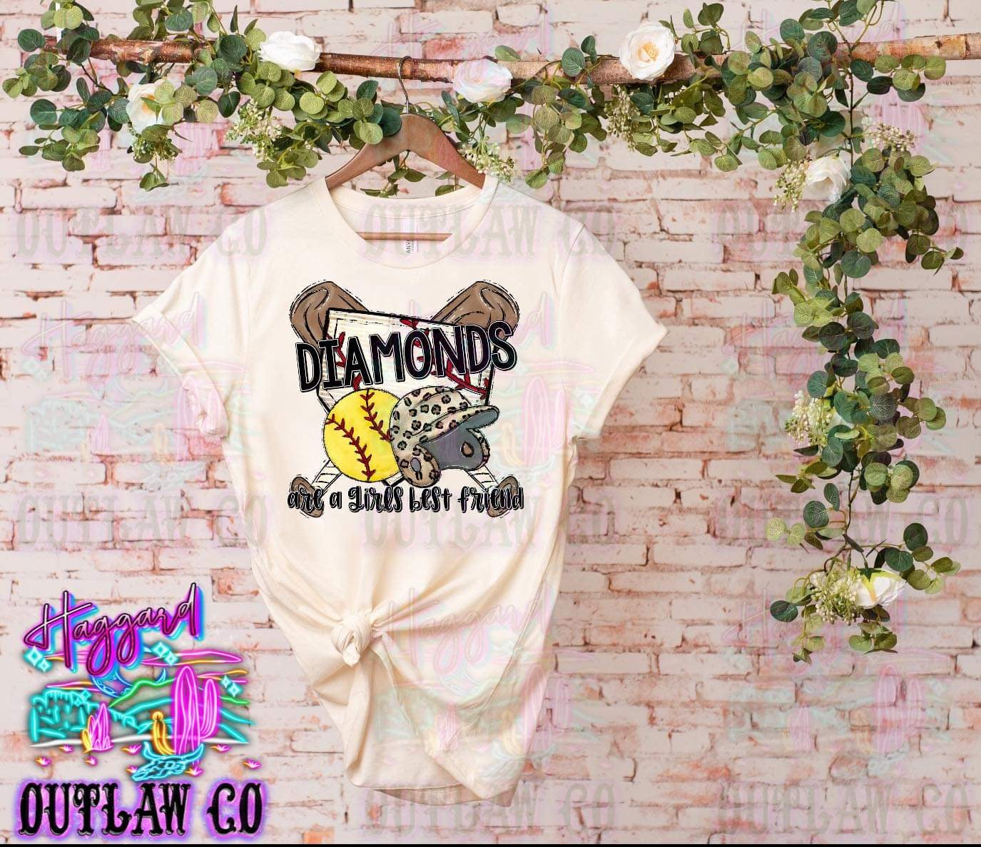 Softball Diamonds Tee