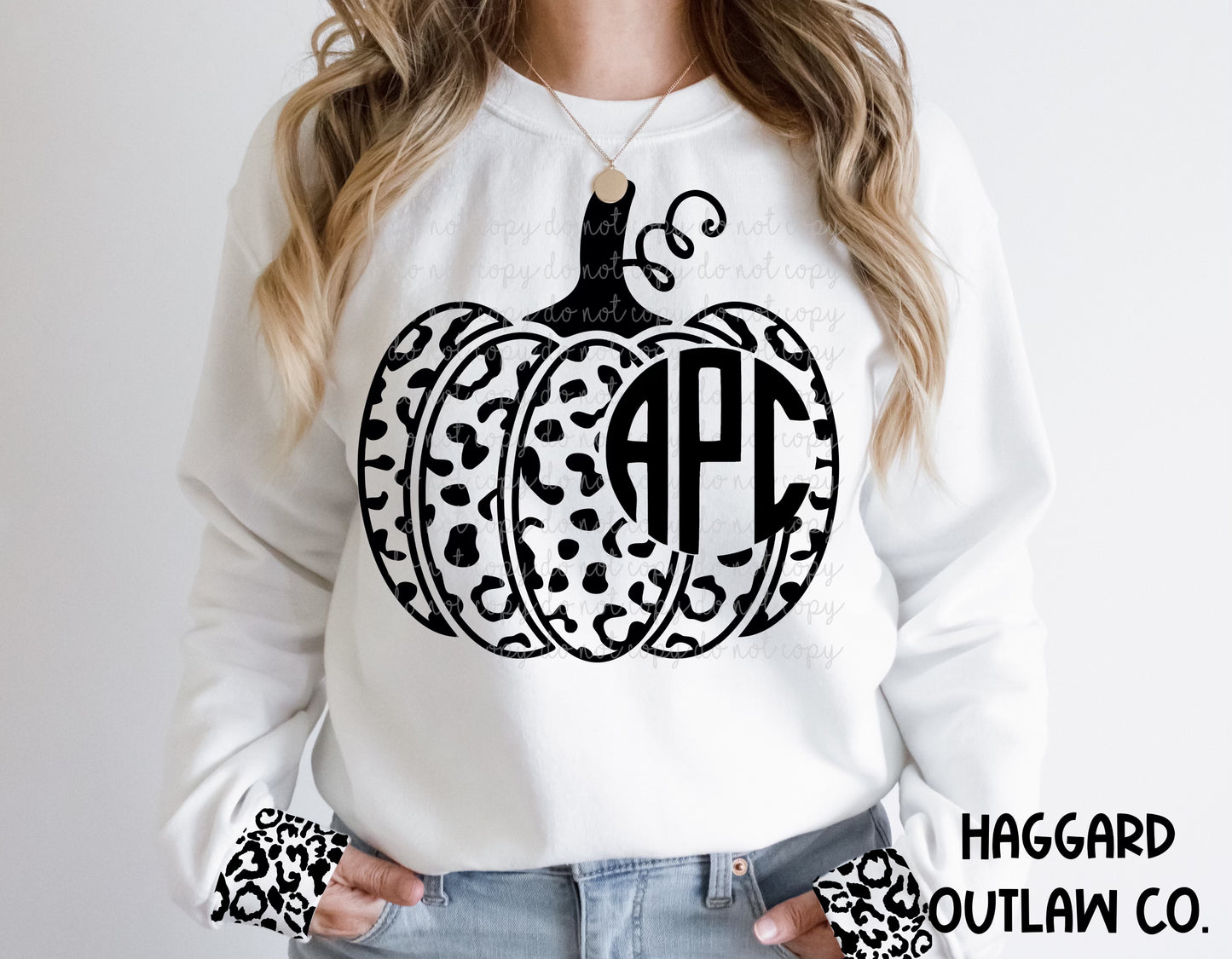 Monogram Leopard Sweatshirt