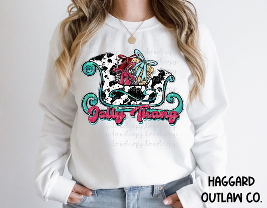 Jolly Thang Sleigh Sweatshirt