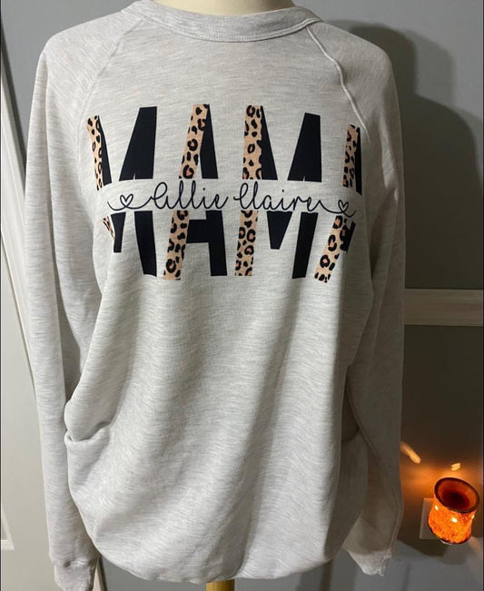 Customized Mama sweatshirt!