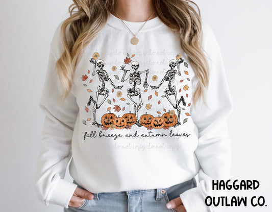 Fall Breeze Skellie Sweatshirt